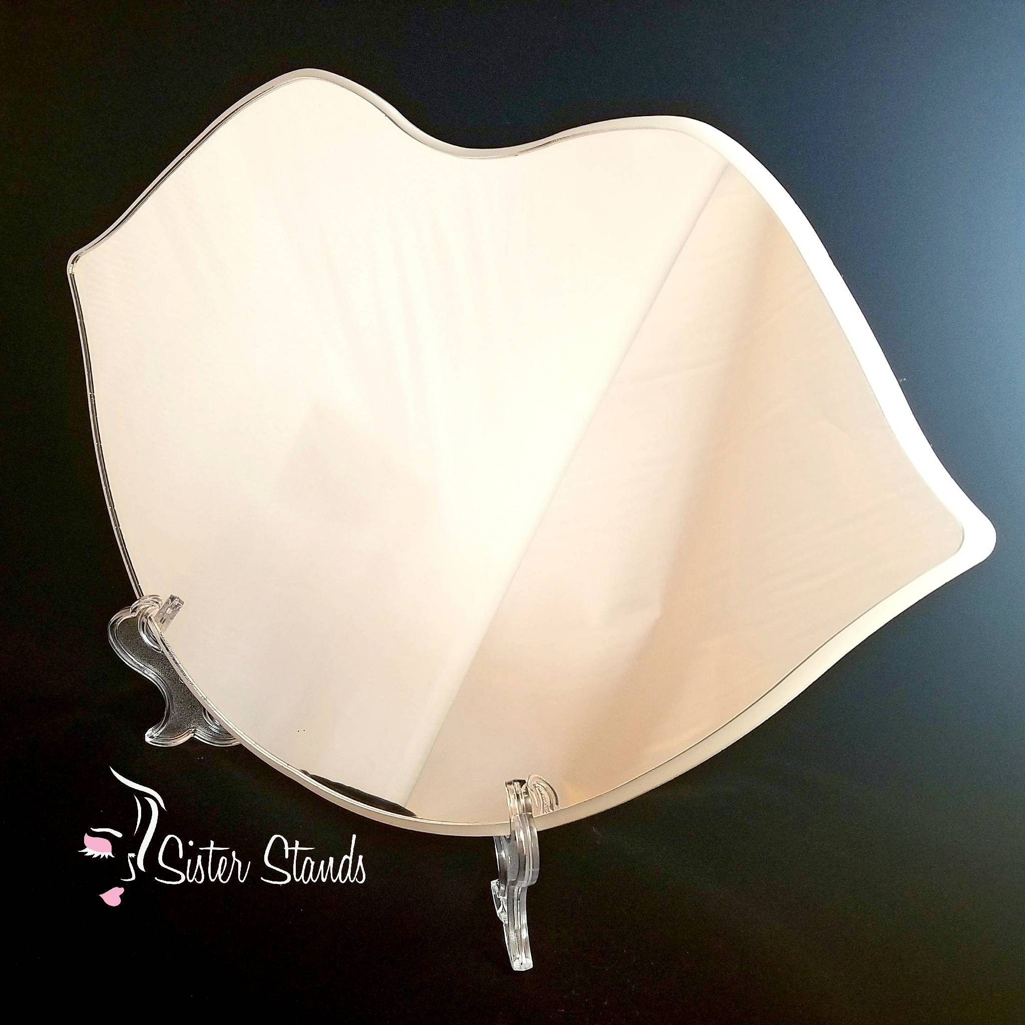 lip shaped hand mirror lip shaped hand mirror