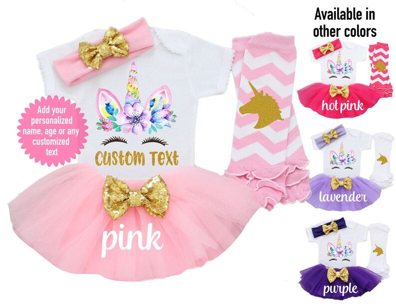 2nd birthday unicorn outfit