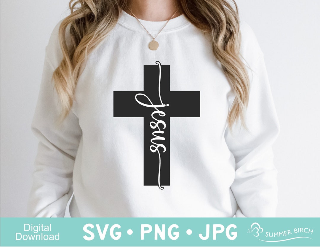 JESUS CROSS Svg Png Digital Download Saint Christ Christian - Etsy Canada