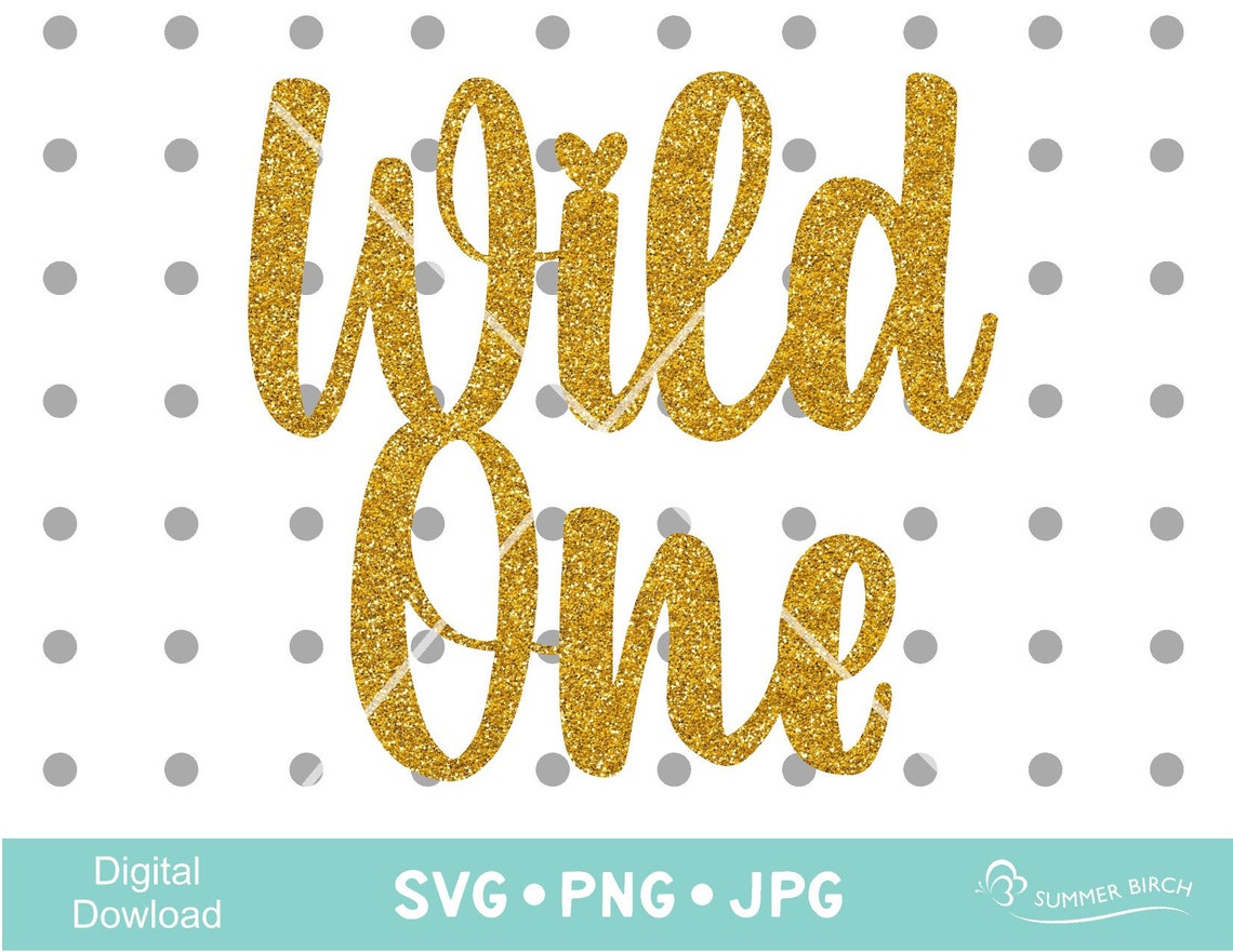Cake Topper Svg Wild One Birthday Cake Topper Svg Birthday Etsy