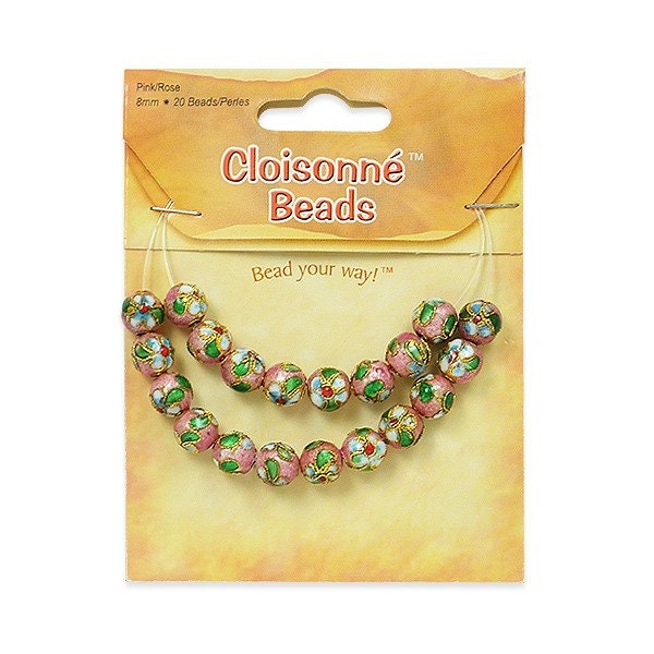 Cloisonné Beads Pack of 20