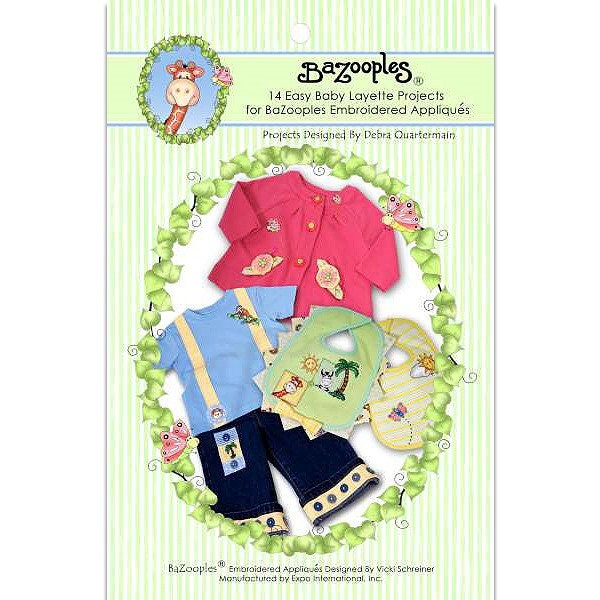 Expo BaZooples Iron-on Patch Applique/Patch Baby Layette Project Book