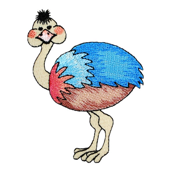 Expo BaZooples Iron-on Patch Applique Ollie Ostrich