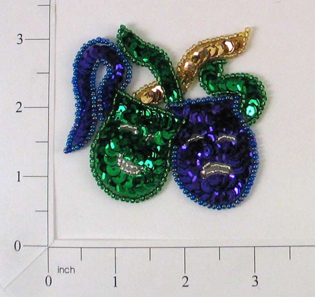 Appliques - Sequin & Beaded Appliques - Mardi Gras Appliques - Page 1 -  Trims By The Yard