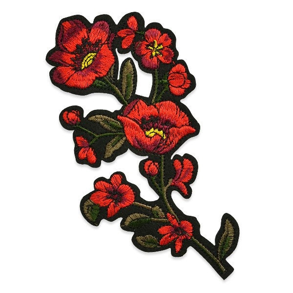 Expo Sharla Iron On Embroidered Flower Applique