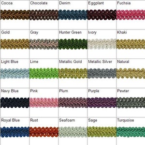 10 yards of Alice Classic Woven Braid  Trim