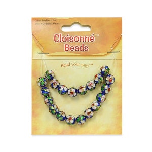 Cloisonne Beads Pack of 20