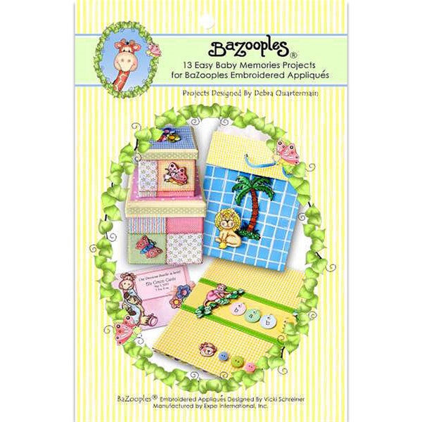 Expo BaZooples Iron-on Patch Applique Baby Memories Project Book