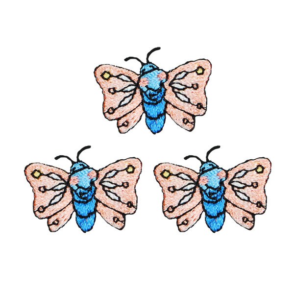 BaZooples Iron-on Patch Applique/Patch Flutterbug Pack of 3 - BZP77553