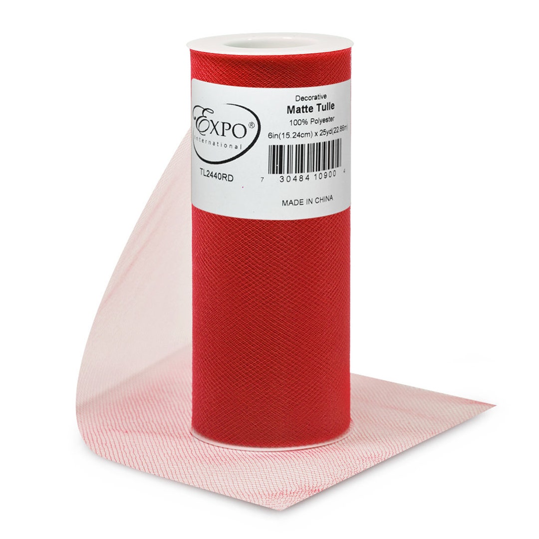 Expo Mini Fiber Tassel, Red, 4-Pack