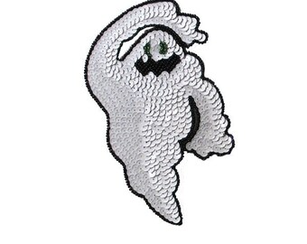 Expo Scary Ghost Sequin Applique/Patch