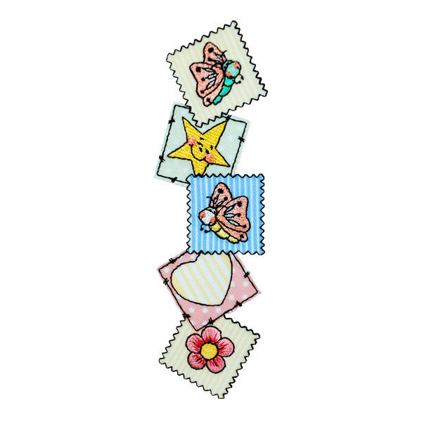 BaZooples Iron-on Patch Applique/Patch Vertical Patch Border