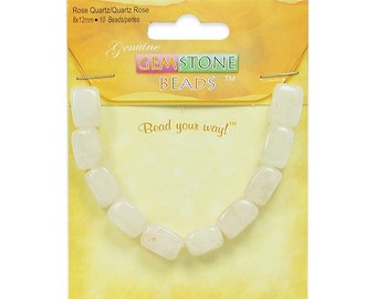 Rose Quartz Nugget Beads Pack of 10 Beads