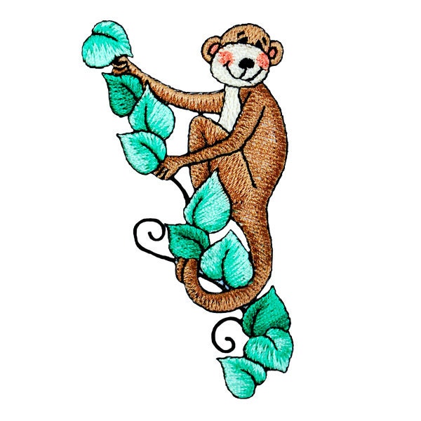 BaZooples Iron-on Patch Applique/Patch Max Monkey - BZP77556