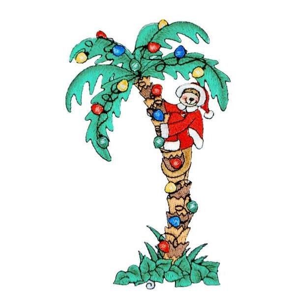 Expo BaZooples Iron-on Patch Applique/Patch Max Monkey in Palm Tree