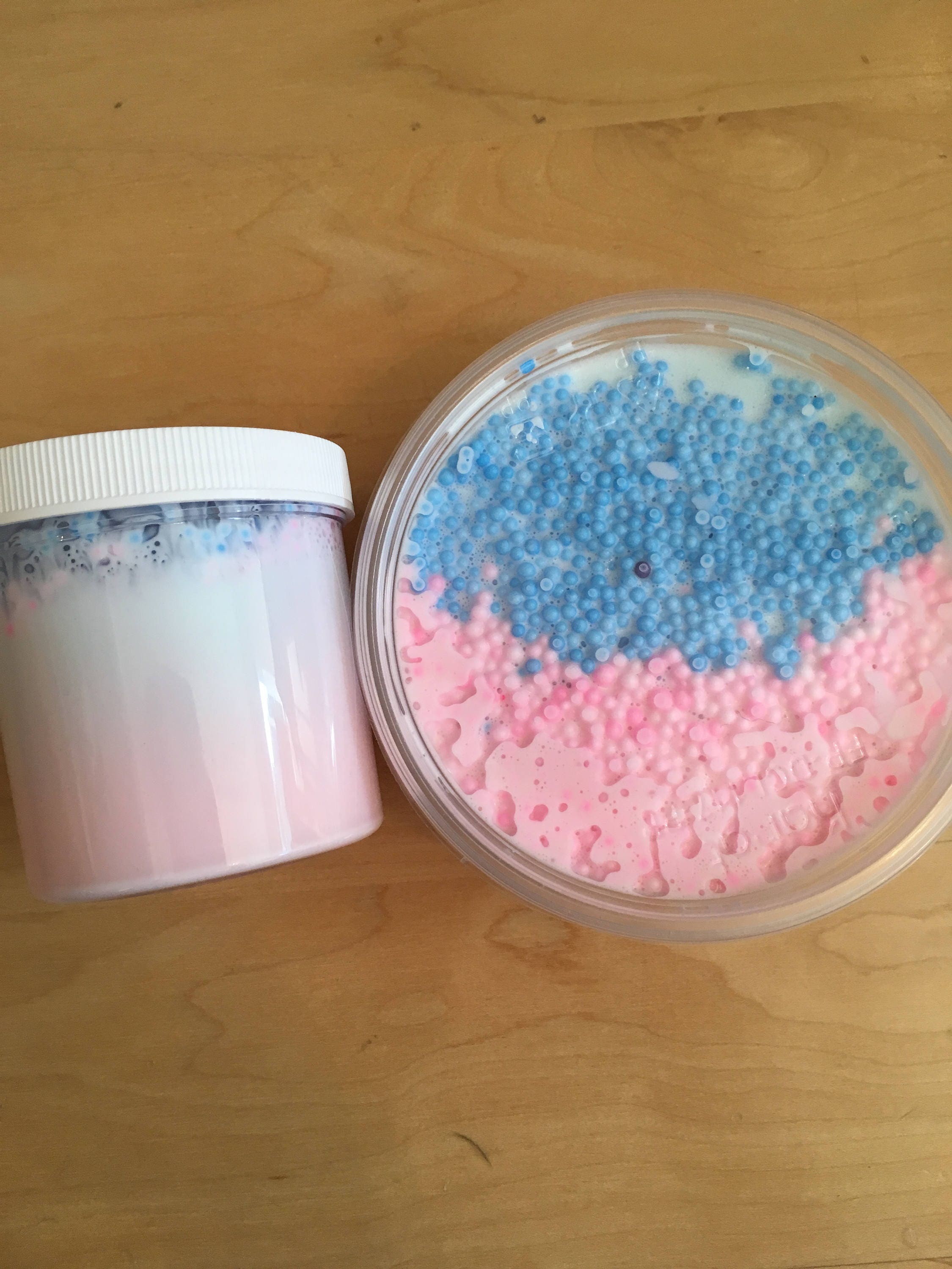 Cotton candy dippin dots Floam stretchy clicky glossy Etsy