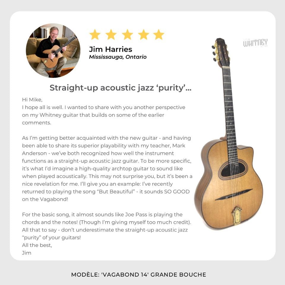 Vagabond D hole Gypsy Jazz Guitar Etsy Canada