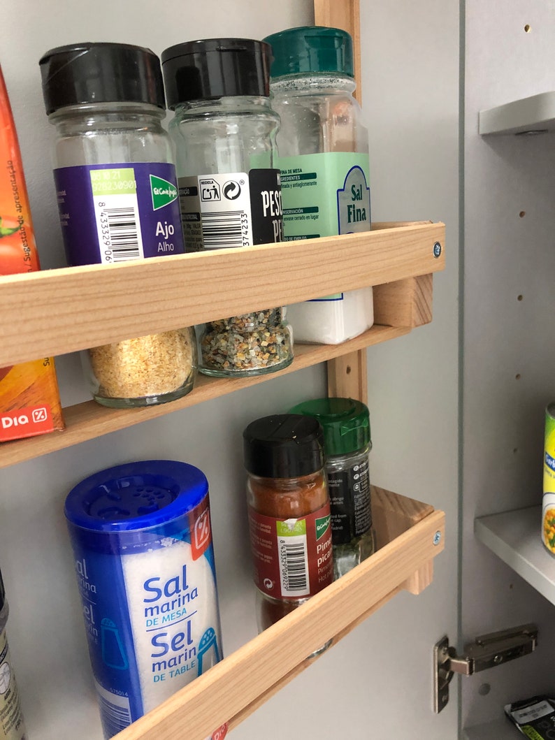 Door spice rack back of door spice rack Etsy