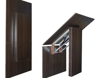 Folding Table - the Mechanism, Wall Mounted Wood Table, Wood