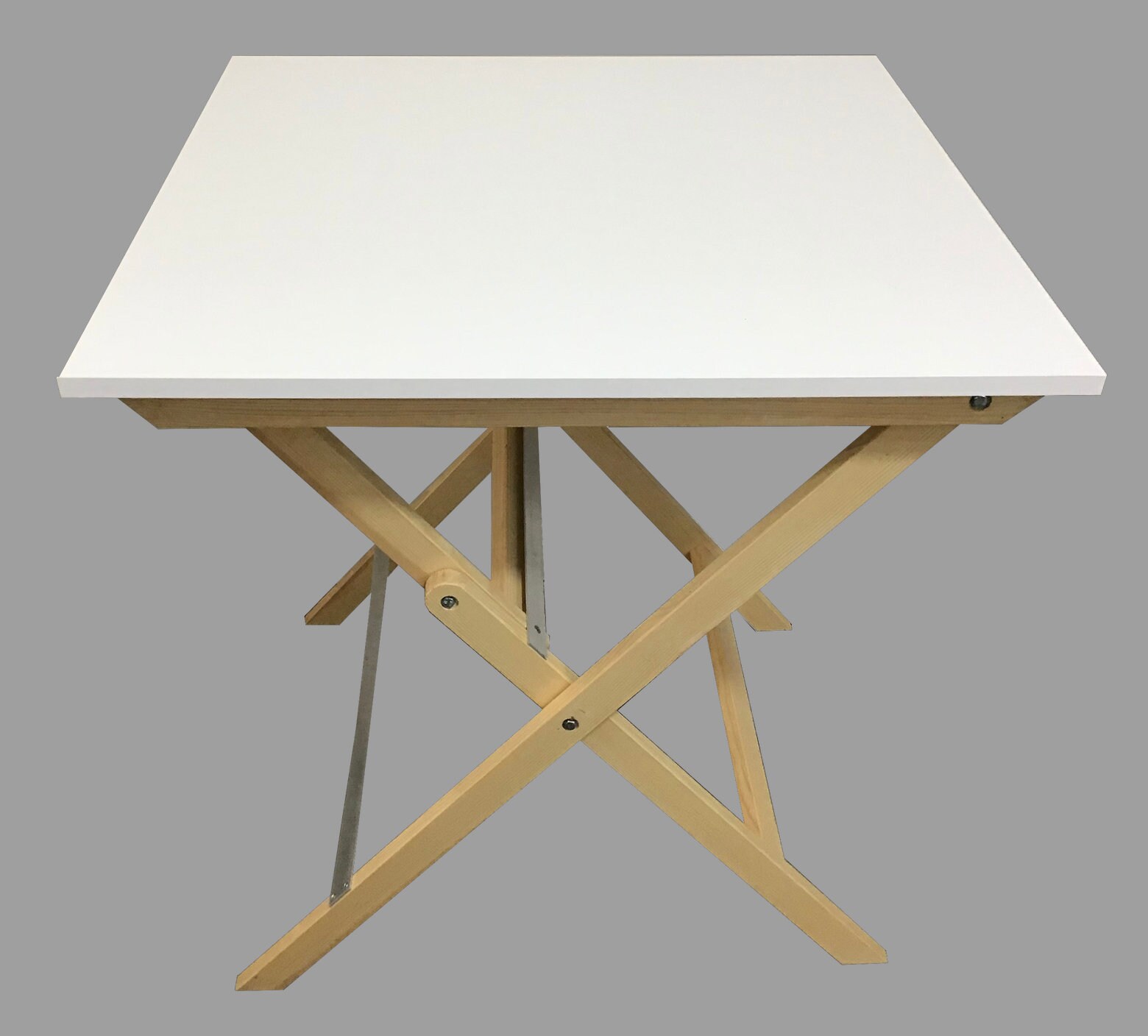 Folding 2 store seater table