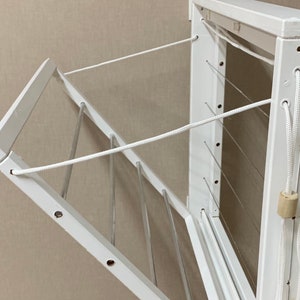 Wall Mounted WOODEN DRYING RACK – Foldable Clothes Rack For Small Spaces And Apartments – Functional And Stylish Solution For Drying Clothes