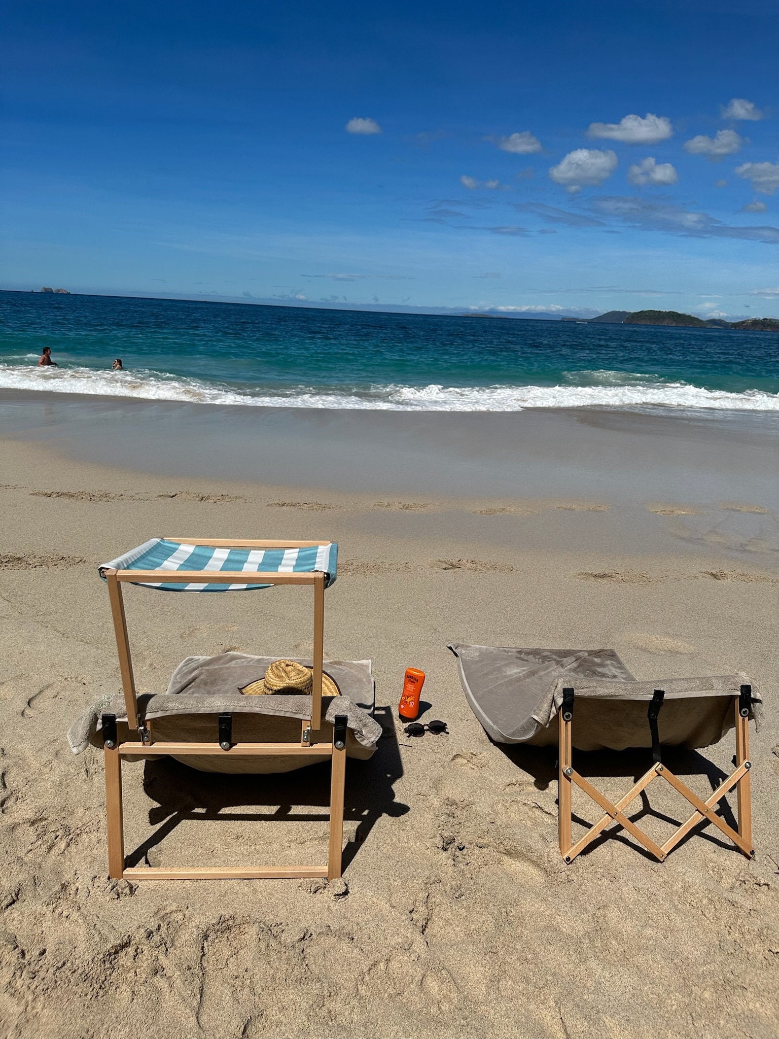 Folding Lounger TERGO, Ergonomic Towel Attachment, Innovative Backrest Portable Floor Lounger, Folding Beach Chair, Picnic Outdoor Chair