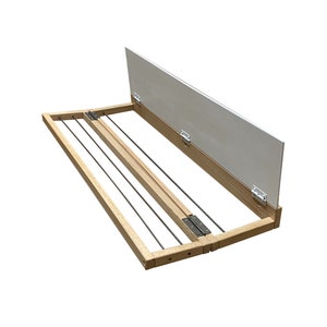 Foldable RADIATOR DRYING RACK For Small Spaces – Wall-Mounted, Space-Saving Clothes Drying Shelf For Apartments And Eco-Friendly Homes