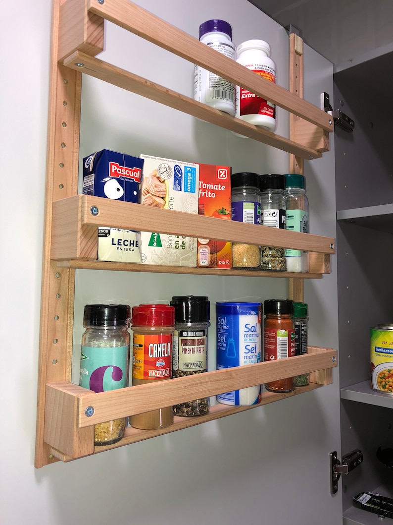 Door spice rack back of door spice rack Etsy