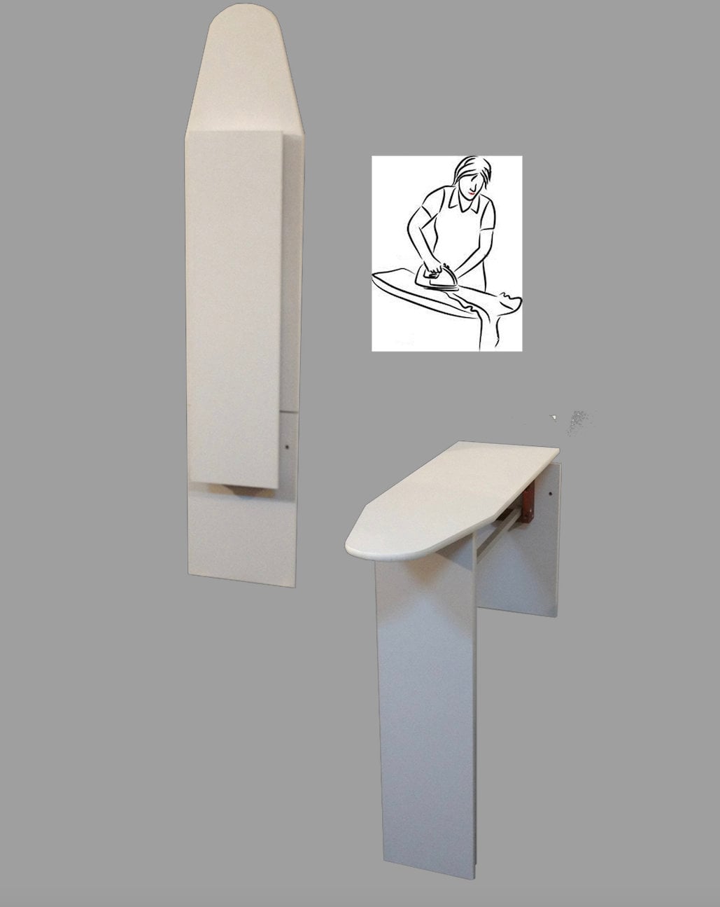 Ironing Board Wall Mounted Folding Ironing Board Etsy Hong Kong