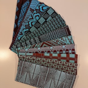 Dannet Collection African Wax Print Fat Quarter Bundle