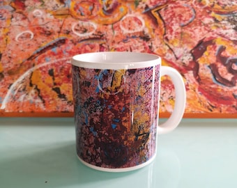 Artistic ceramic cup