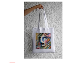 “SHE Geomoetrika” tote bag. ToBeArt Limited Ed.