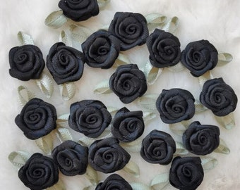  TEHAUX 100Pcs Cake Decorations Embroidery Supplies Crafts for  Cake Accessories Fabric DIY Flower Decors Mini Roses for Crafts DIY Garment  Flower The Flowers Hat Decoration : Everything Else