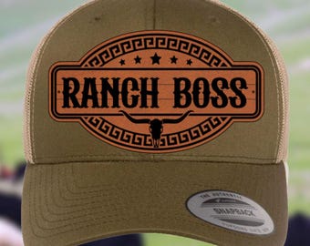 Wild West Hat Patch Collection - 15 Laser-Engravable SVG Designs | xTool & Glowforge Compatible | Western SVG Bundle