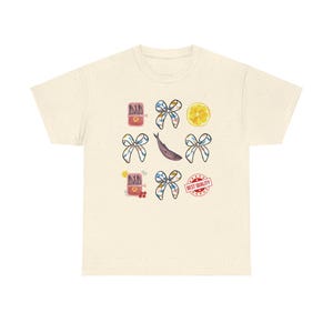 Sardine Coquette Shirt - Funny Graphic Tee - Quirky Coastal Style Shirt - Unique Gift for Seafood Lovers - Trendy Casual Apparel Natural