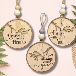 Hummingbird Remembrance Christmas Ornament