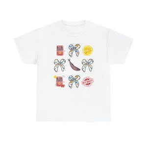 Sardine Coquette Shirt - Funny Graphic Tee - Quirky Coastal Style Shirt - Unique Gift for Seafood Lovers - Trendy Casual Apparel White