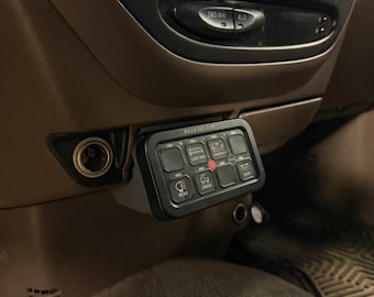1st Gen Toyota Tundra & Sequoia Dash Ashtray Replacement – 8-Switch Auxbeam Mount