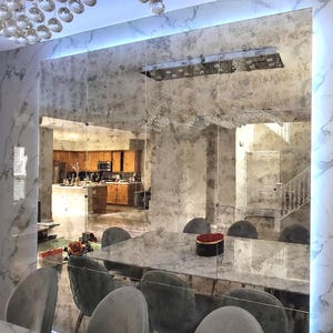 antique mirror backsplash, antique mirror tiles, vintage mirror, antique glass mirror, mercury glass tiles, antique mirror panels