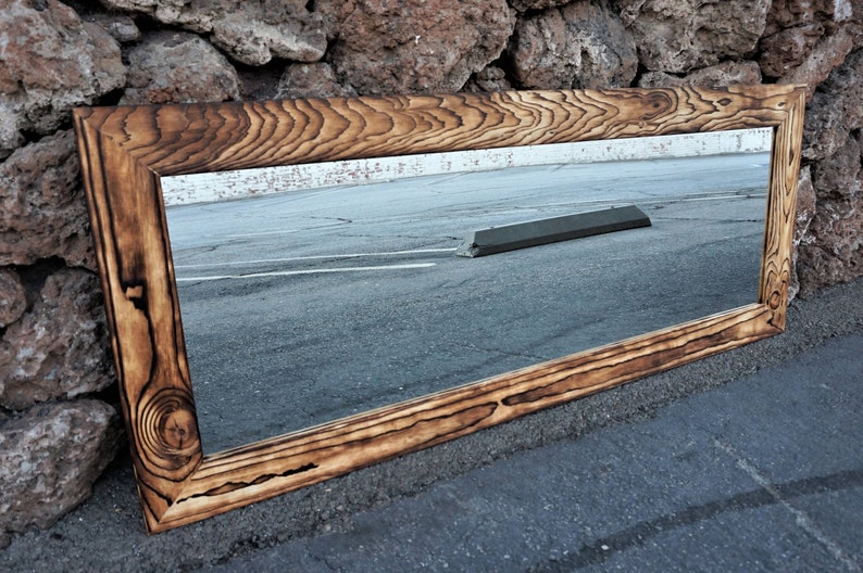 Reclaimed Wood Mirror Floor Full Length Reclaimed Wood Mirror Floor, Distressed Wood Full Length Mirror