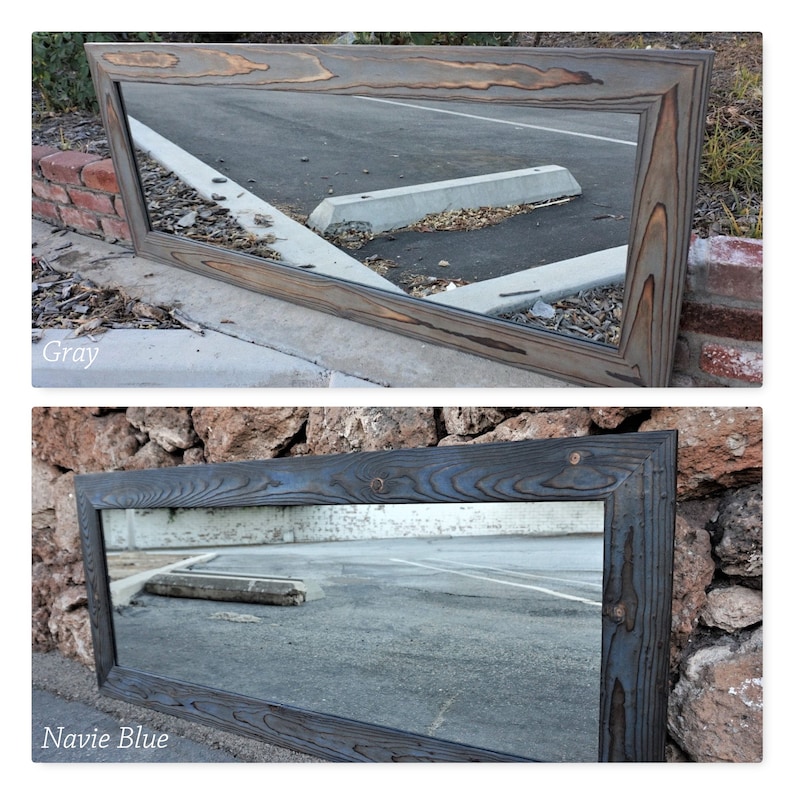 Reclaimed Wood Mirrorfloor Mirror Full Length Mirror Etsy
