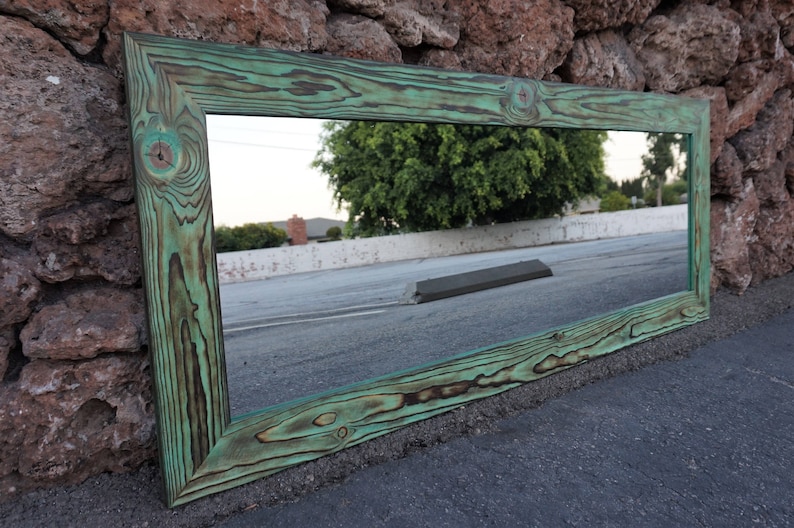 Reclaimed Wood Mirrorfloor Mirror Full Length Mirror Etsy