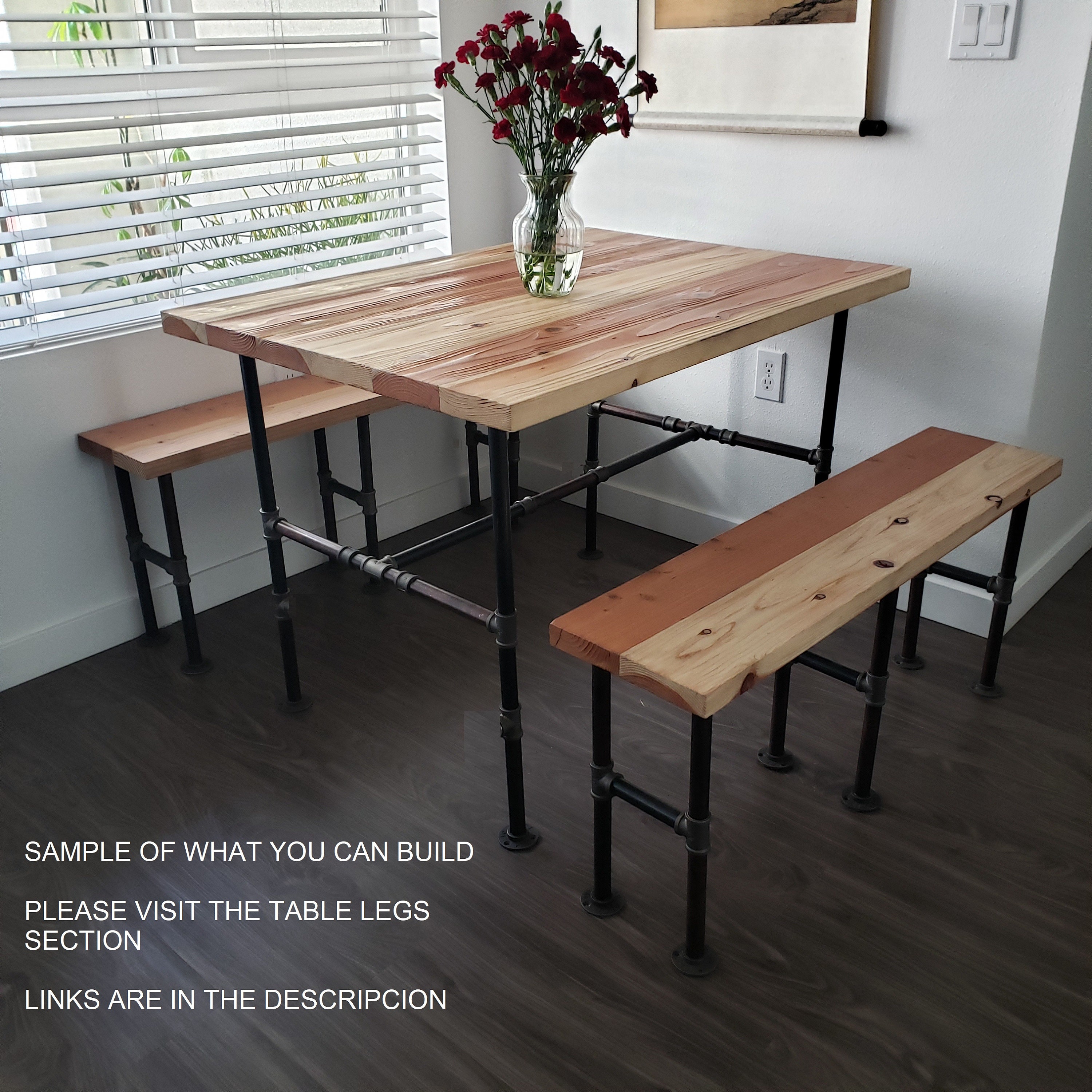 Coffee table legs with wheels deals