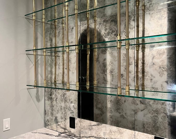 Antique mirror tiles, Antique Mirror glass, antique mirror tile backsplash, antique mirror,