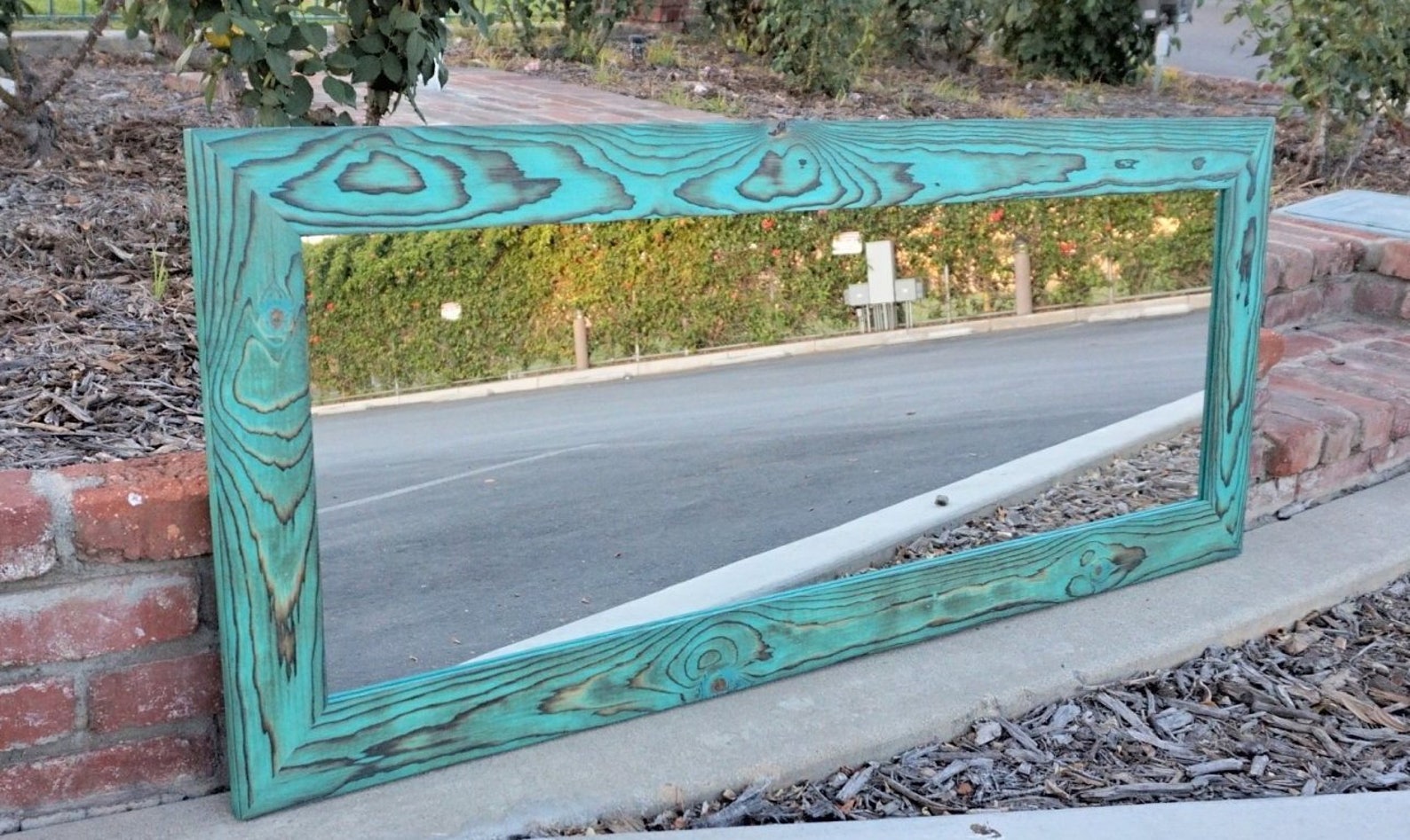 Floor Mirror Reclaimed Wood Mirrorfarmhouse Decor Bathroom Etsy