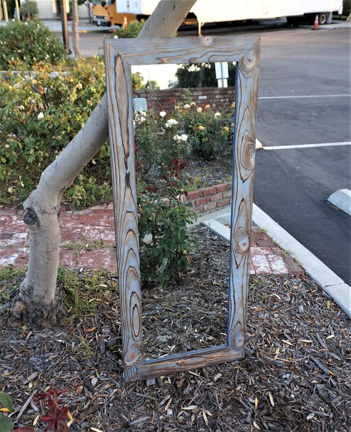 Espejo de pared enmarcado en casa de campo 10 colores 10 | Etsy
