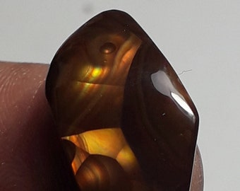 10.1 Ct.  Fire Agate Cabochon, Mexico.