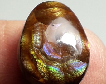 Fire Agate Cabochon #37