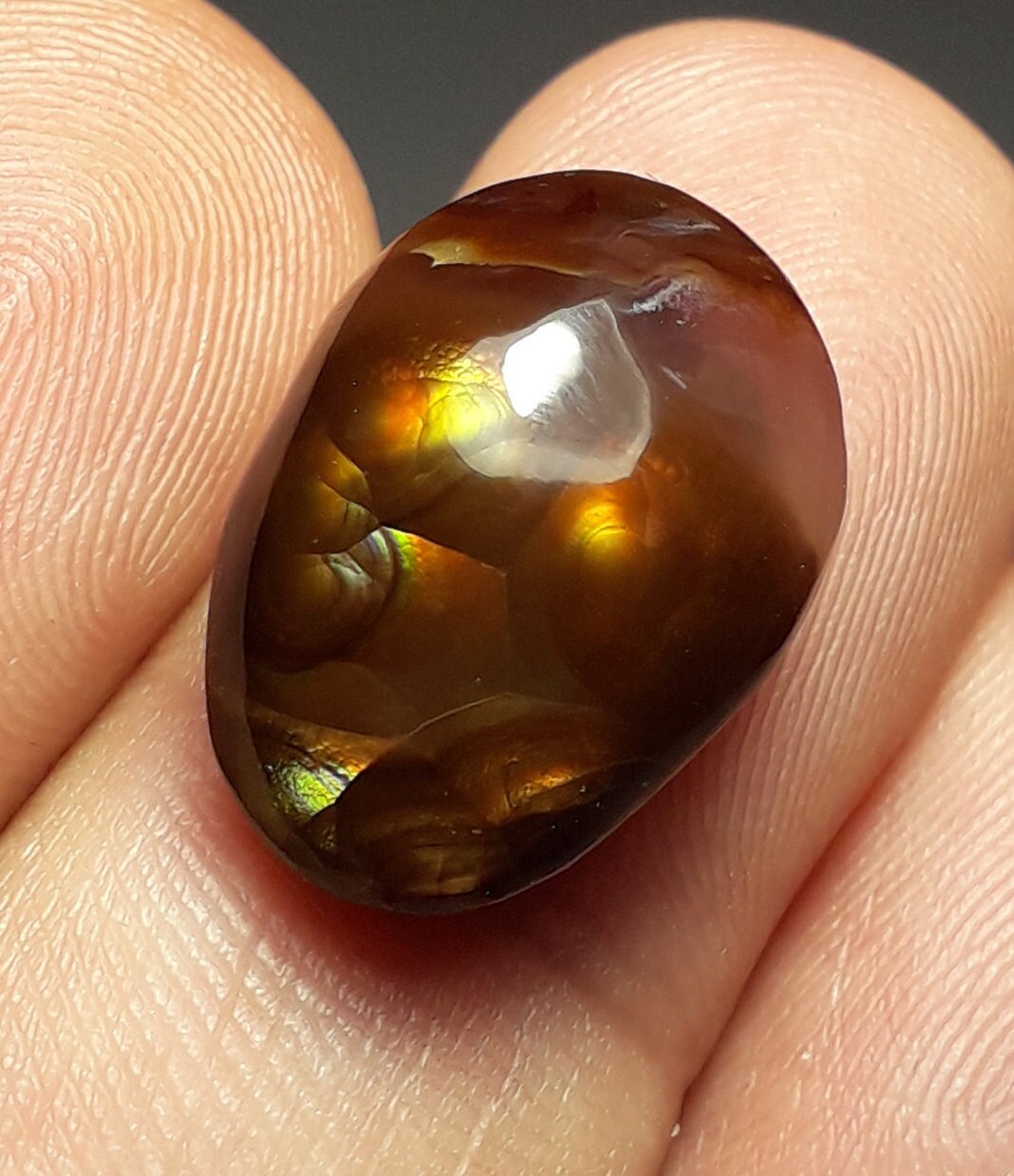 Fire 2024 agate cabochon
