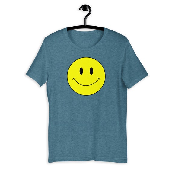 smiley face tshirt woman